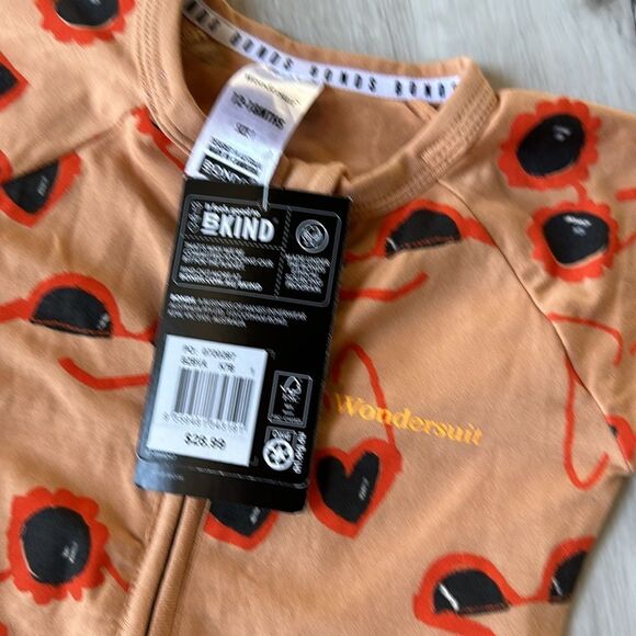 Bonds Zipper Romper Footie Feeling Shady Sunglasses 12-18 Months Nwt - Picture 3 of 3